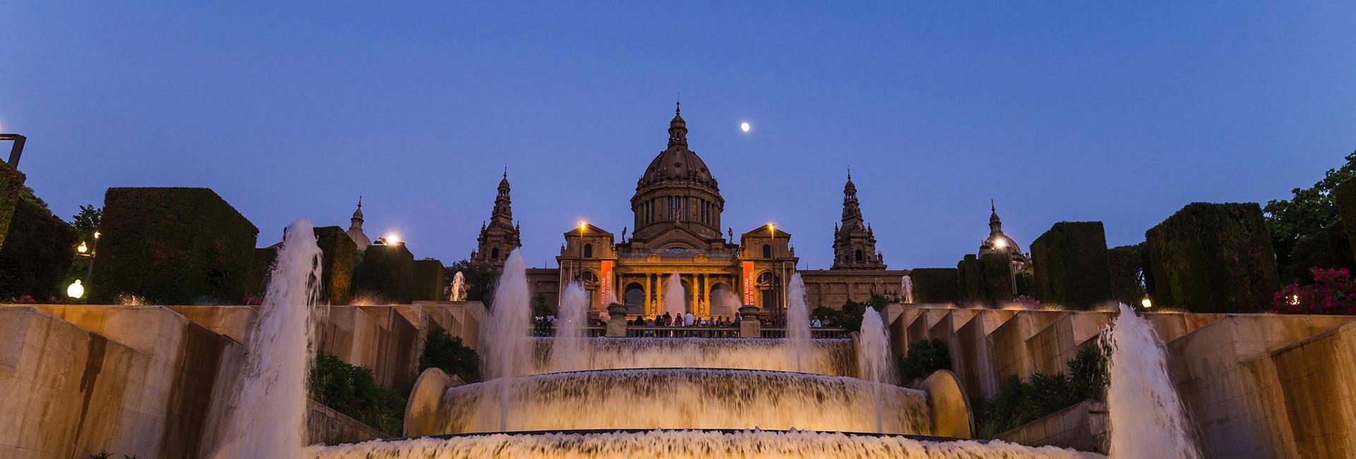 At the bottom of Montjuïc's hill